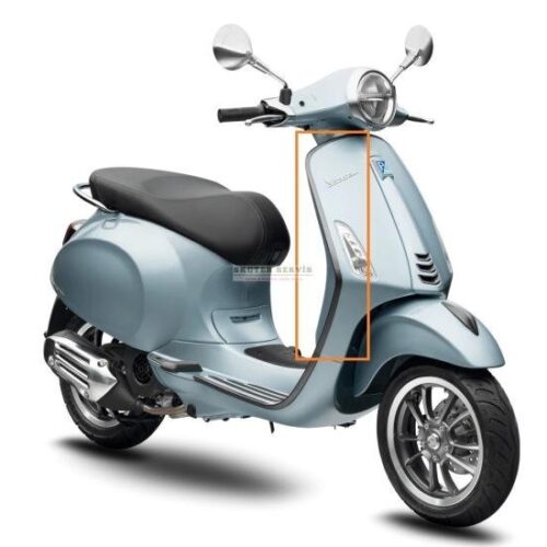 Parça: Pri̇mavera S 150 3V Ön Panel Sağ Üst Çita Mat Gri̇