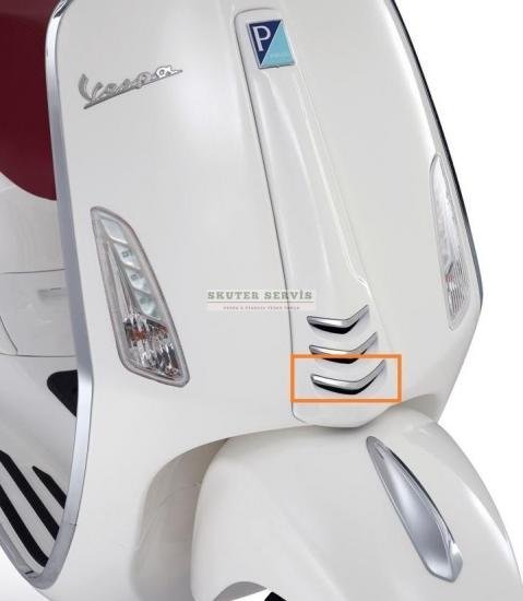 Parça: Sprint 150 Abs Iget Korna Paneli̇ Izgarasi Alt Krom