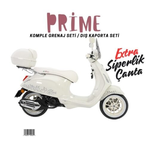 Arora Prime Beyaz Grenaj Seti 24 Parça + Çantalı