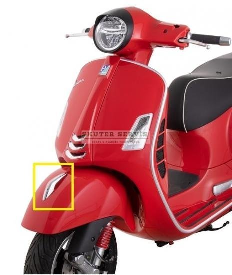 Parça: Gts 300 Hpe E5 Çamurluk Üstü Krom