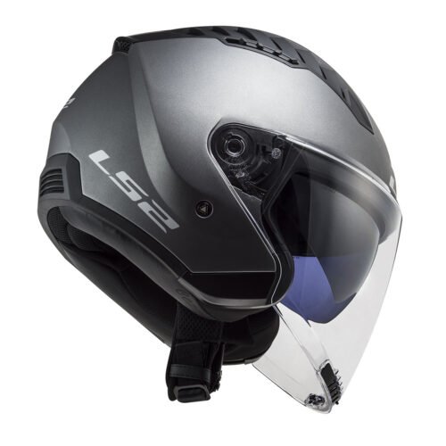 Ls2 Copter 2 Yarım Kask Mat Tıtanıum