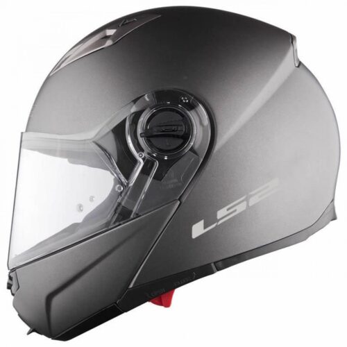 Ls2 Guronı Çene Açılır Kask Mat Tıtanıum