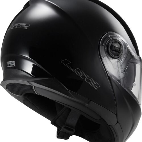 Ls2 Strobe Çene Açılır Kask Siyah