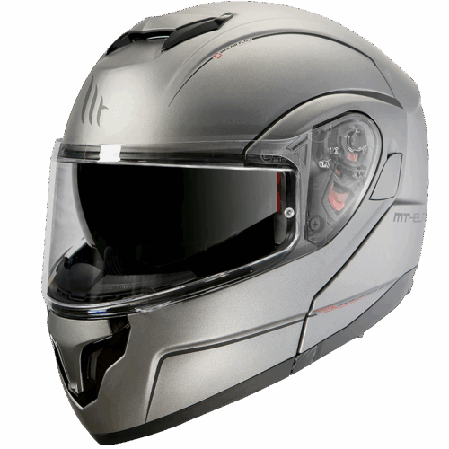 Mt Atom Sv Solıd Çene Açılır Kask A2 Gls Tıtanıum Kask Large