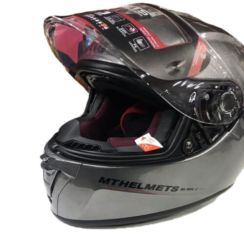 Mt Blade 2 Sv Solıd A2 Kapalı Kask Gls Tıtanıum Medıum