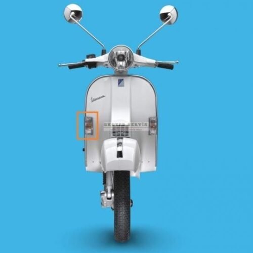 Parça: Vespa PX 200 Ön Sağ Sinyal Camı Şeffaf