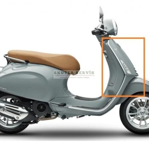 Parça: Primavera 125 E5+ Ön Panel Çitasi Krom Sağ Üst