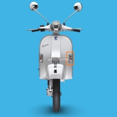 Parça: Vespa PX 150 Ön Sol Sinyal Camı Şeffaf