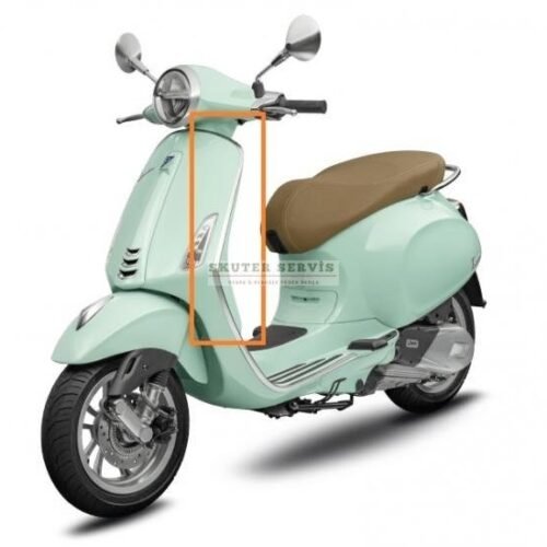 Parça: Primavera 125 E5+ Ön Panel Çitasi Krom Sol Üst