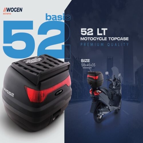 Wogen Arka Çanta Siyah 52lt