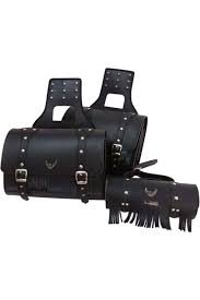 Yan Çanta Seti 3lü Suni Deri Siyah